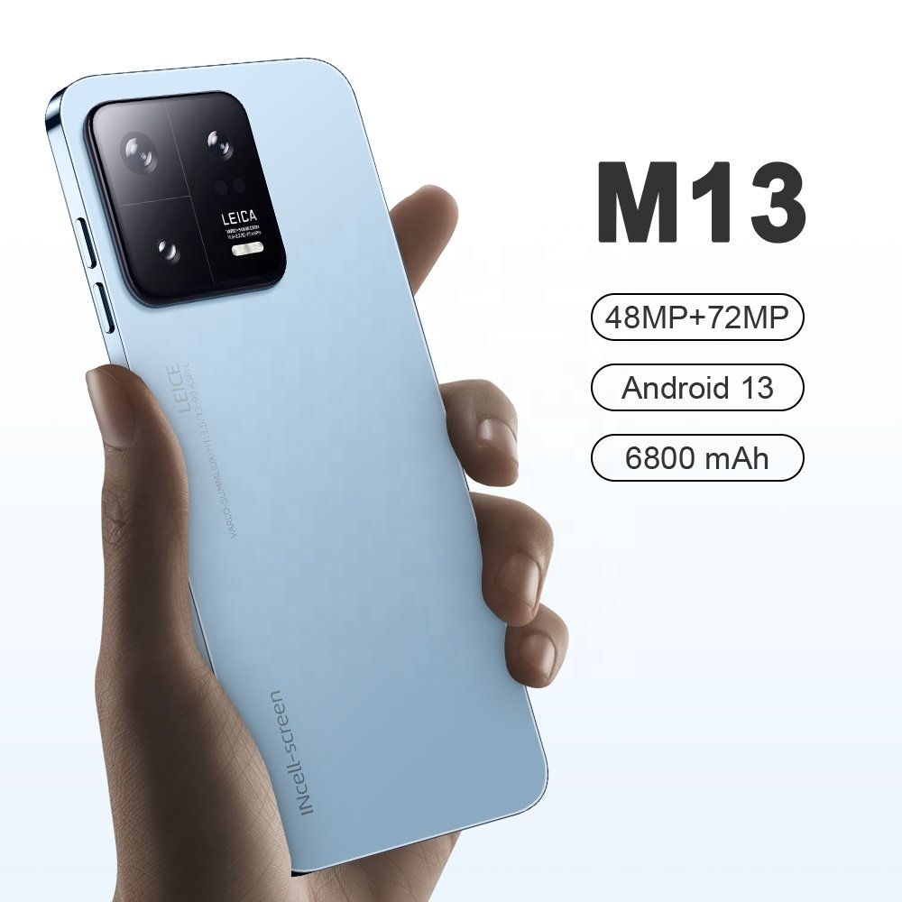2023 New Drop shipping M13 Pro 7.2inch Mobile Phone with Smart Phones 3G 4G 5G Smartphone M13 512GB 6800Amh Celular Telefonos